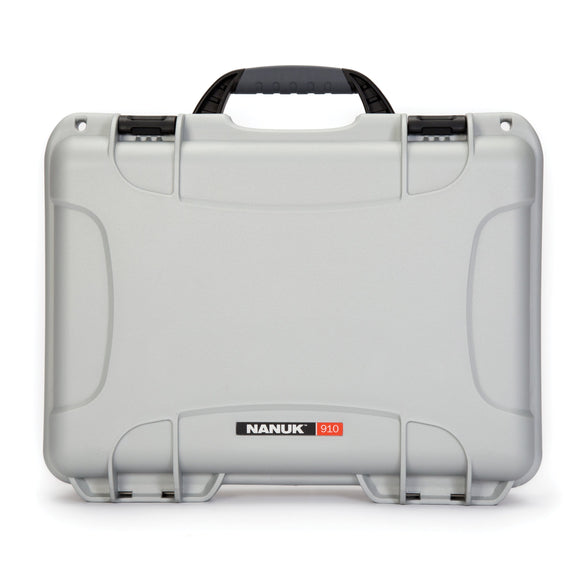 nanuk 909 waterproof hard case with foam insert silver
