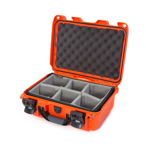 nanuk drone waterproof hard case with custom foam insert for dji mavic air orange