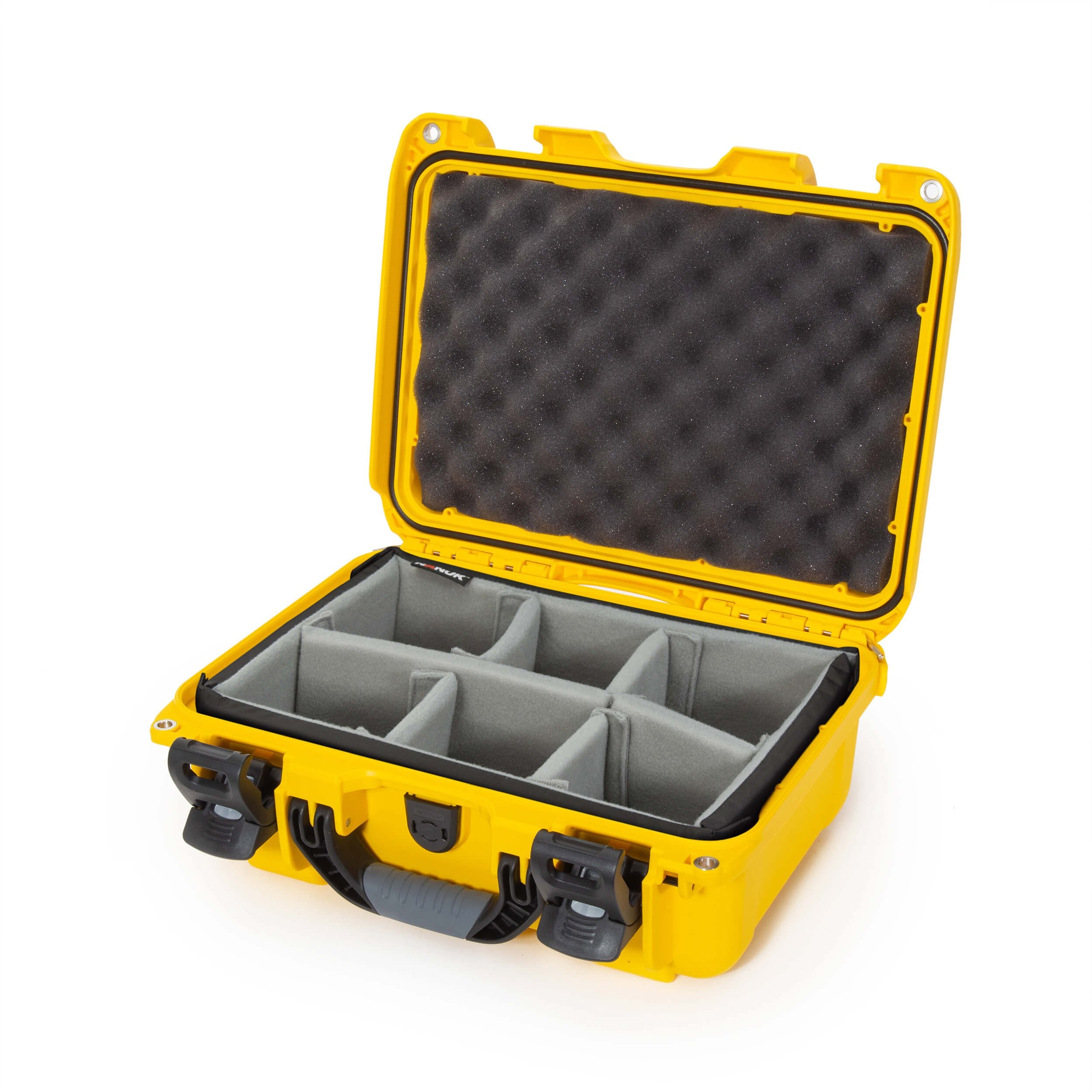 nanuk drone waterproof hard case with custom foam insert for dji mavic air yellow