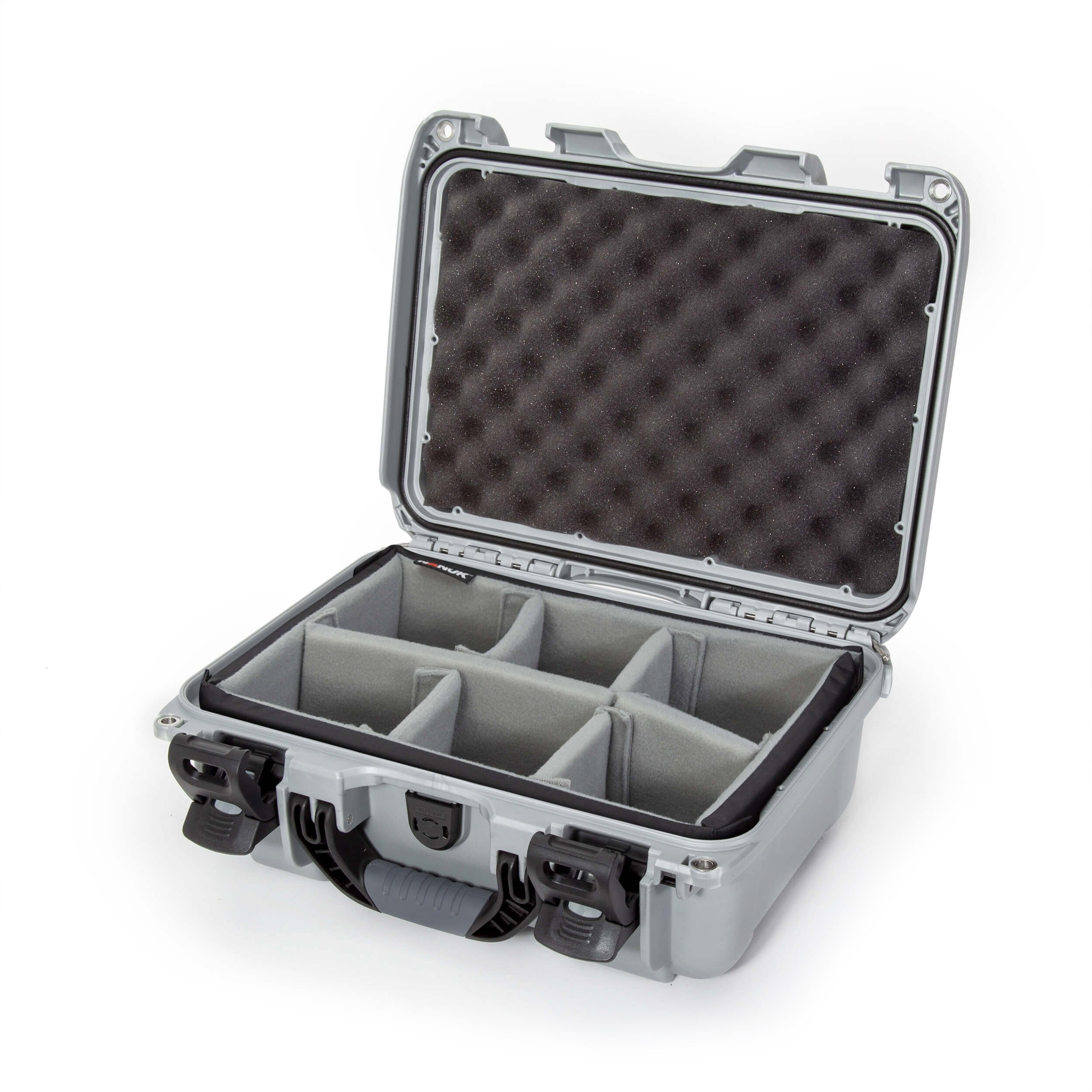 nanuk drone waterproof hard case with custom foam insert for dji mavic air silver