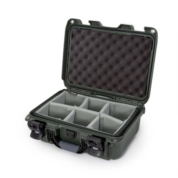 nanuk drone waterproof hard case with custom foam insert for dji mavic air olive