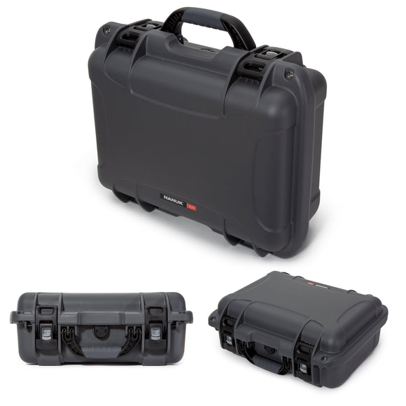 nanuk drone waterproof hard case with custom foam insert for dji mavic air fly more combo graphite
