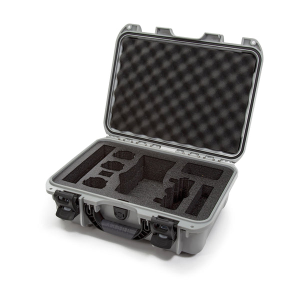 nanuk 918 waterproof hard case with custom foam insert for 6 lenses graphite