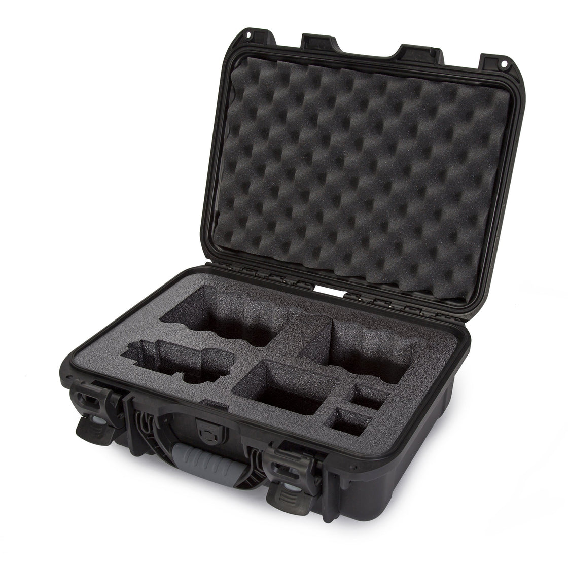 nanuk 918 waterproof hard gun case for revlovers with custom 3up foam insert yellow