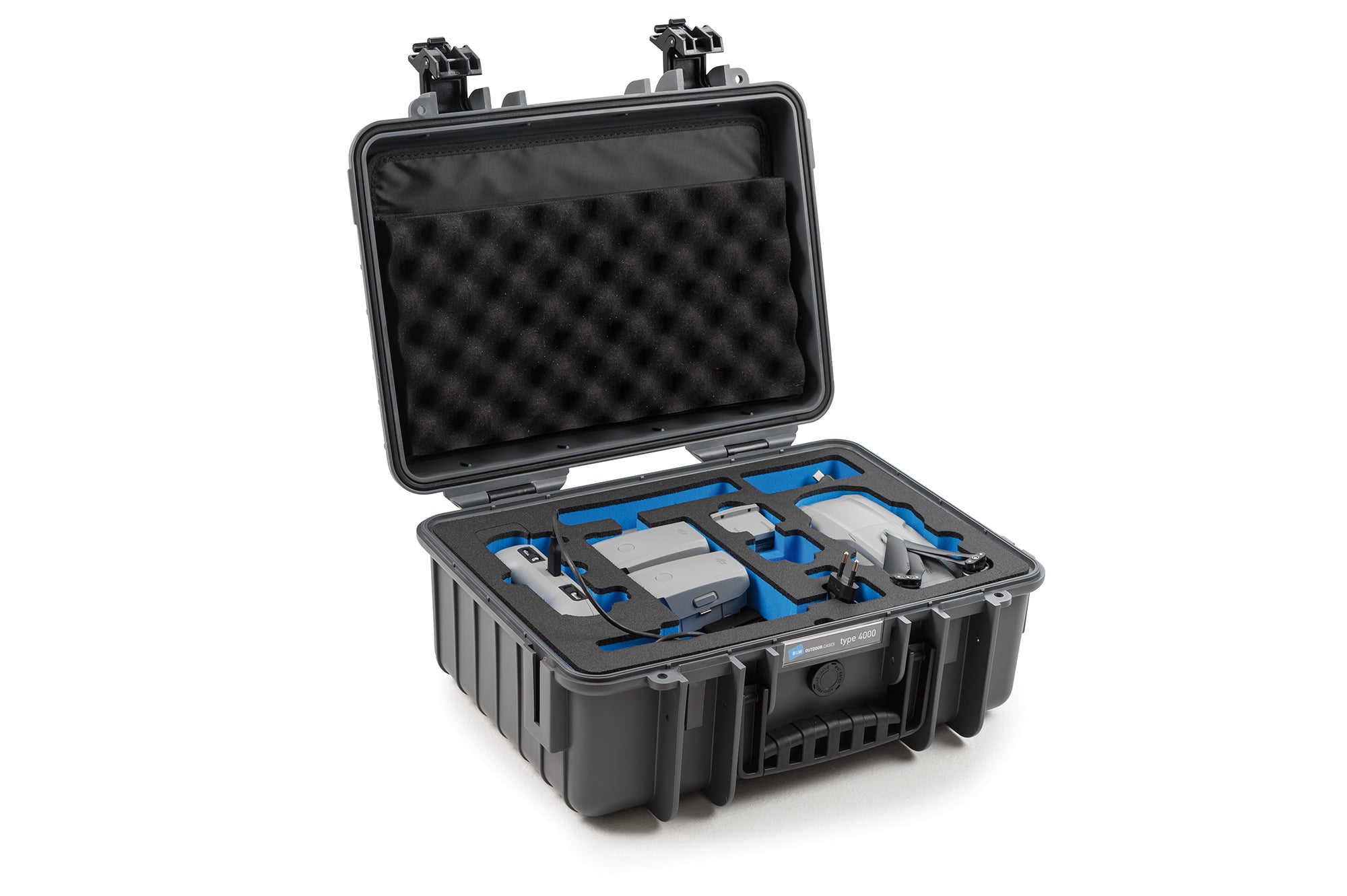 B&W International Type 4000 Hard Drone Case For The DJI Mavic 2 / MavicAir 2