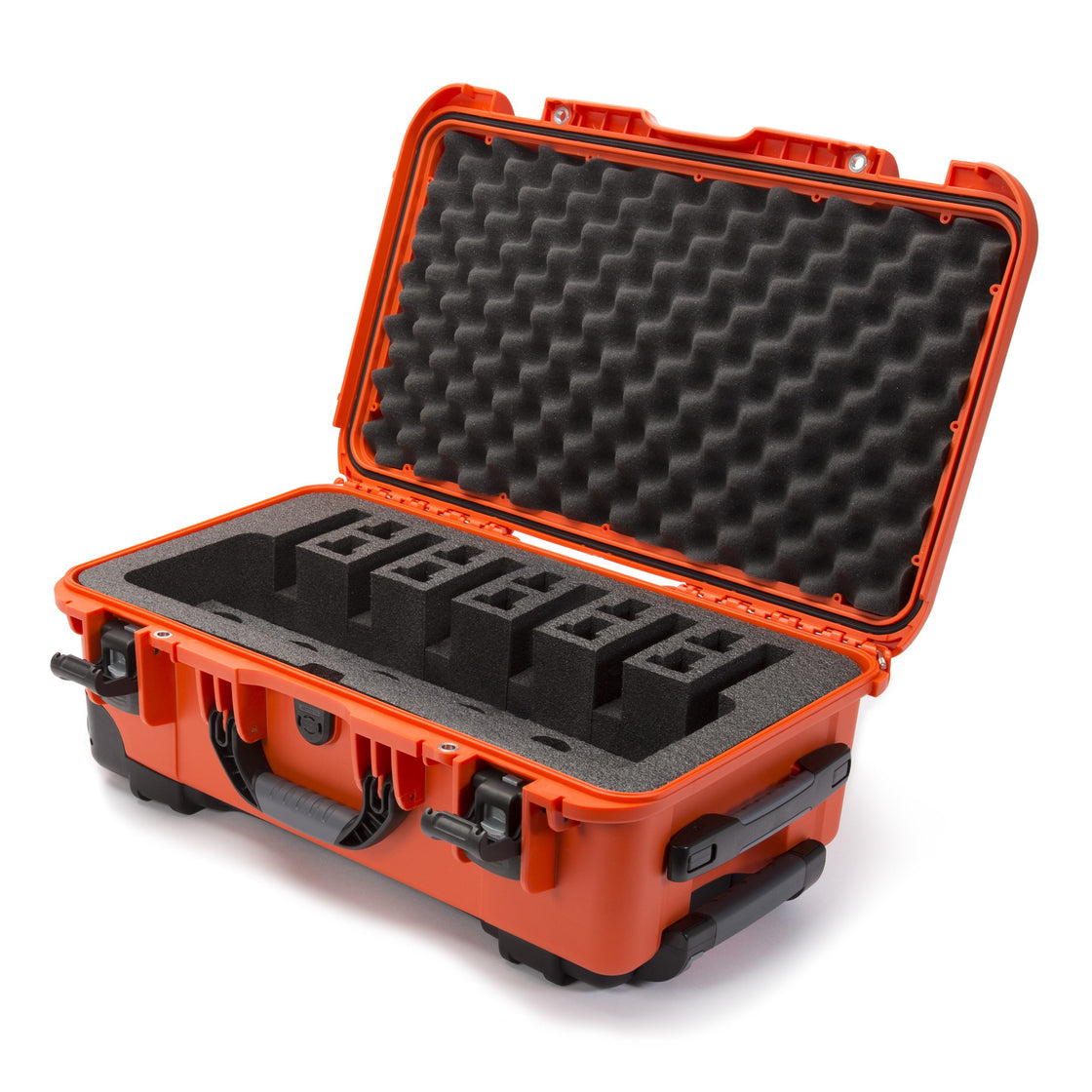 nanuk 933 waterproof hard case with padded dividers orange