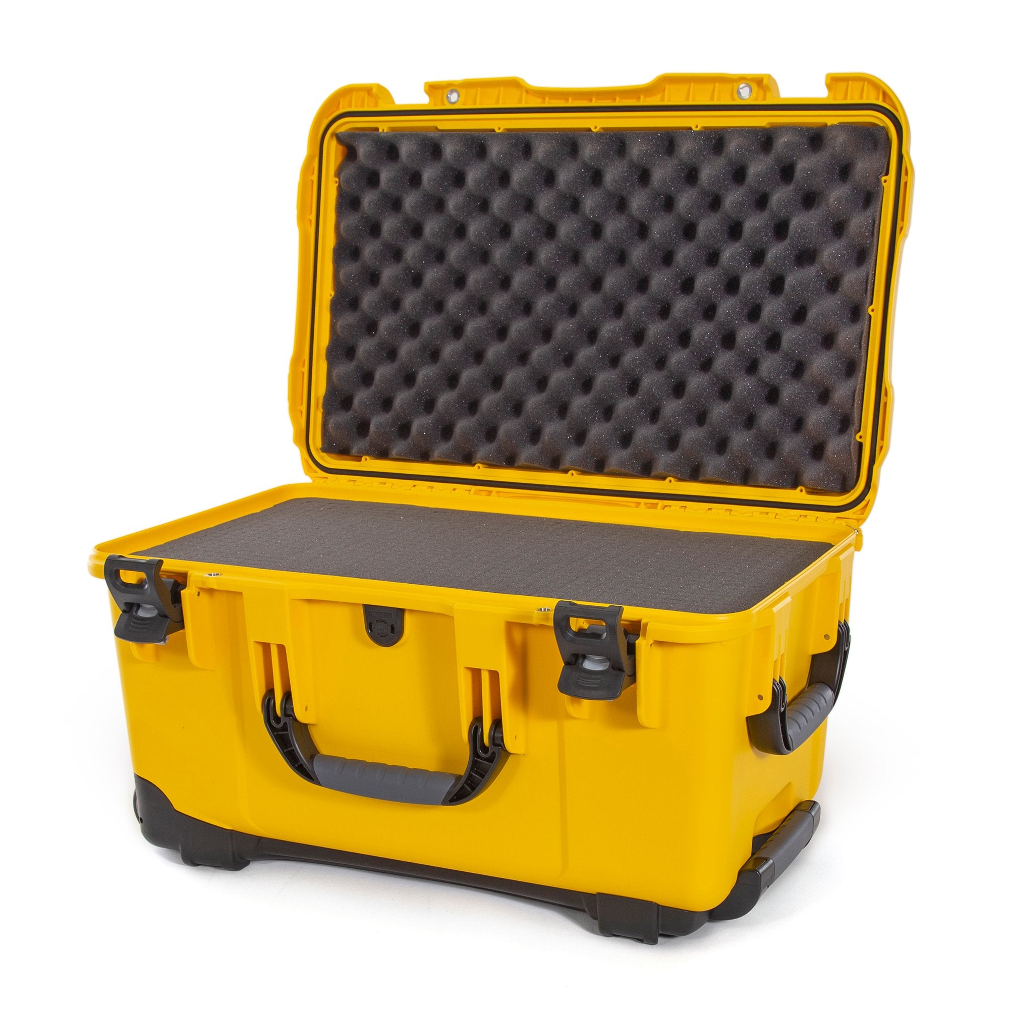 nanuk 935 waterproof carry on hard case with custom foam insert for sony a7r size camera w wheels orange