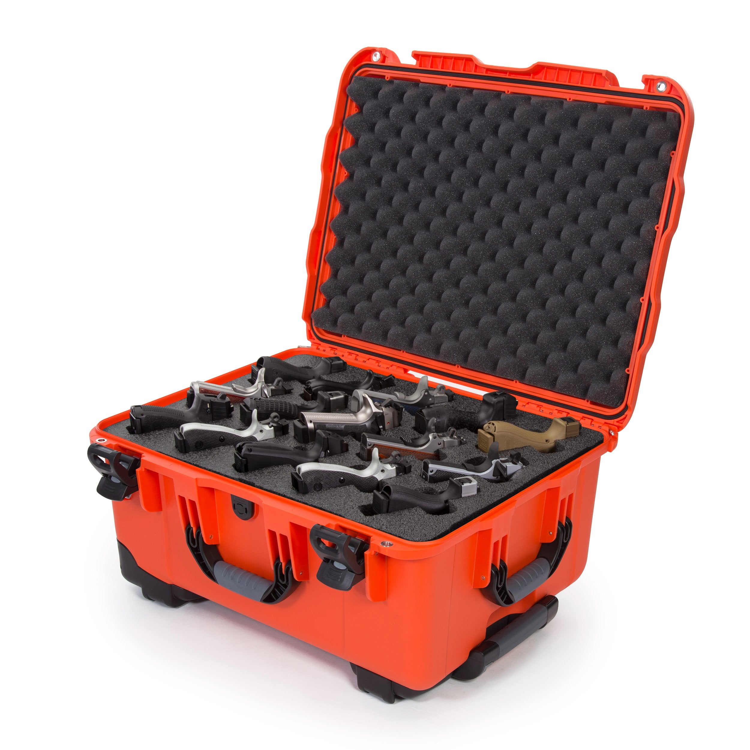 nanuk 945 waterproof hard case with padded dividers orange