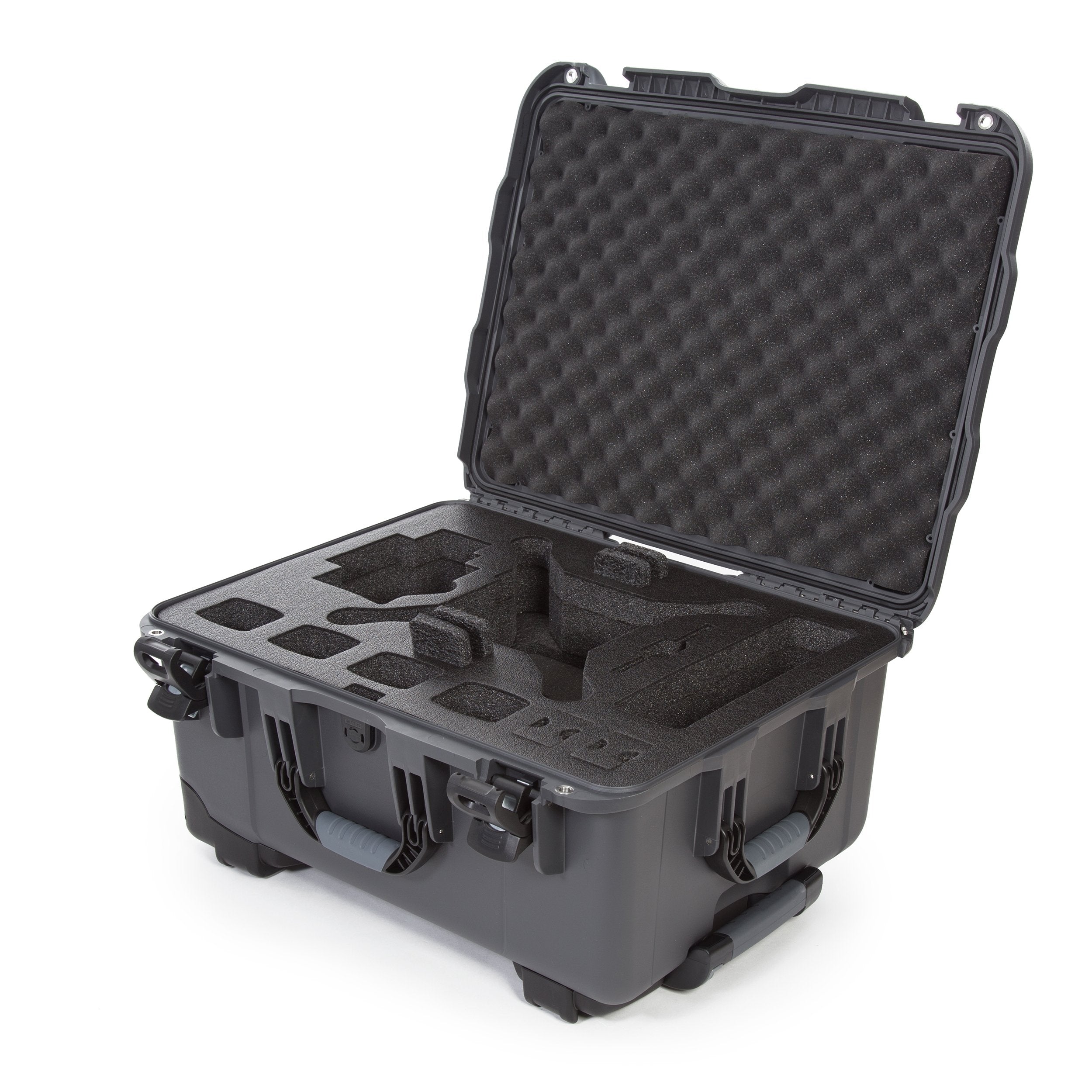 nanuk 945 waterproof hard drone case with custom foam insert for dji phantom 4 phantom 4 pro pro advanced advanced phantom 3 silver