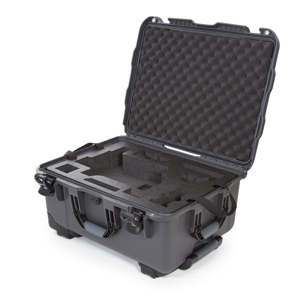 nanuk 945 waterproof hard case with foam insert for zhiyun crane 3 lab silver