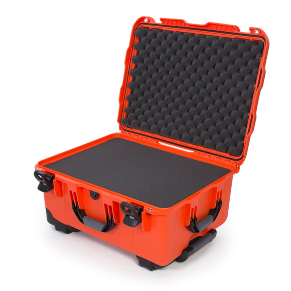 Nanuk 950-1003 Waterproof Hard Case with Wheels and Foam Insert - Orange
