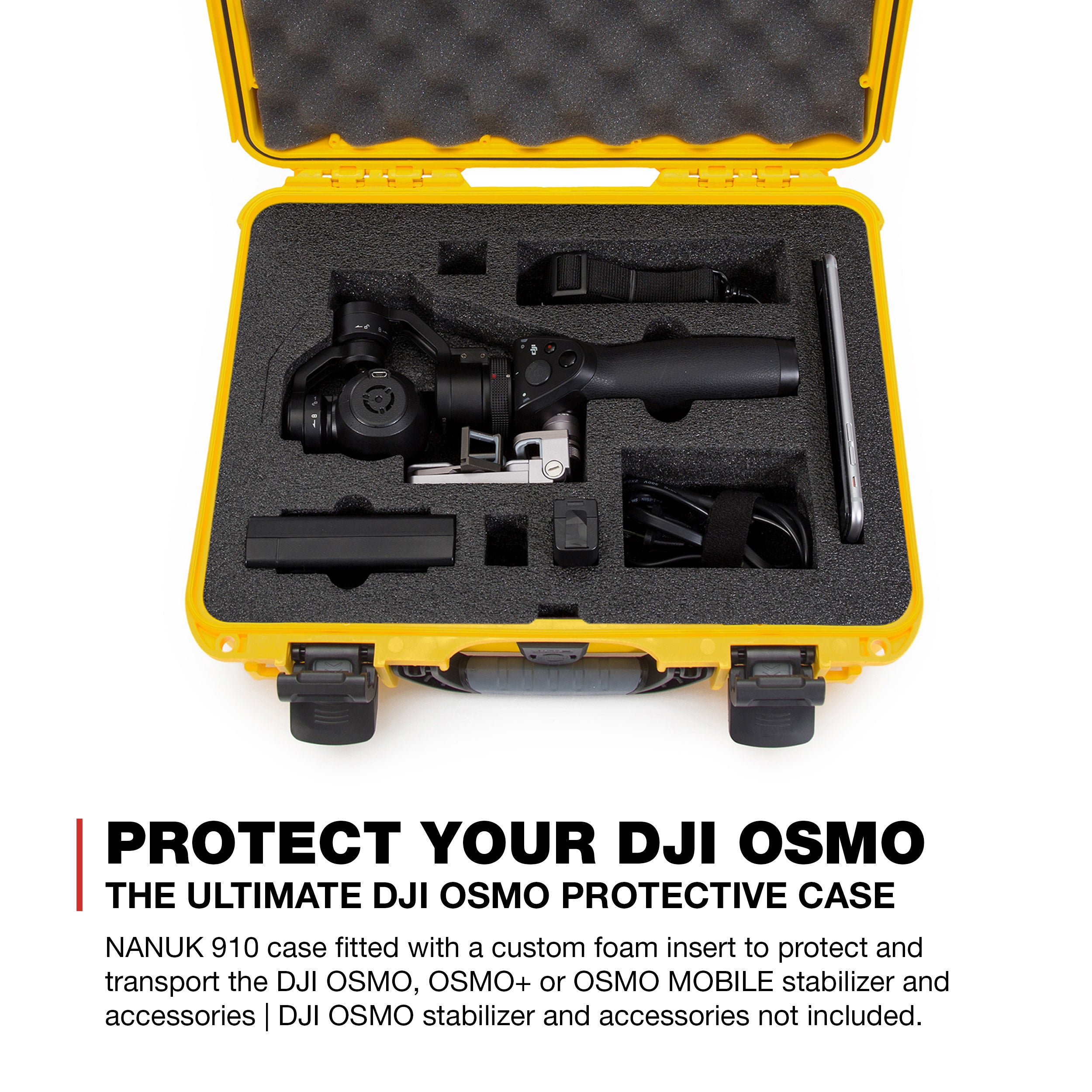 nanuk 909 waterproof professional glock pistol gun case military approved with custom insert graphite