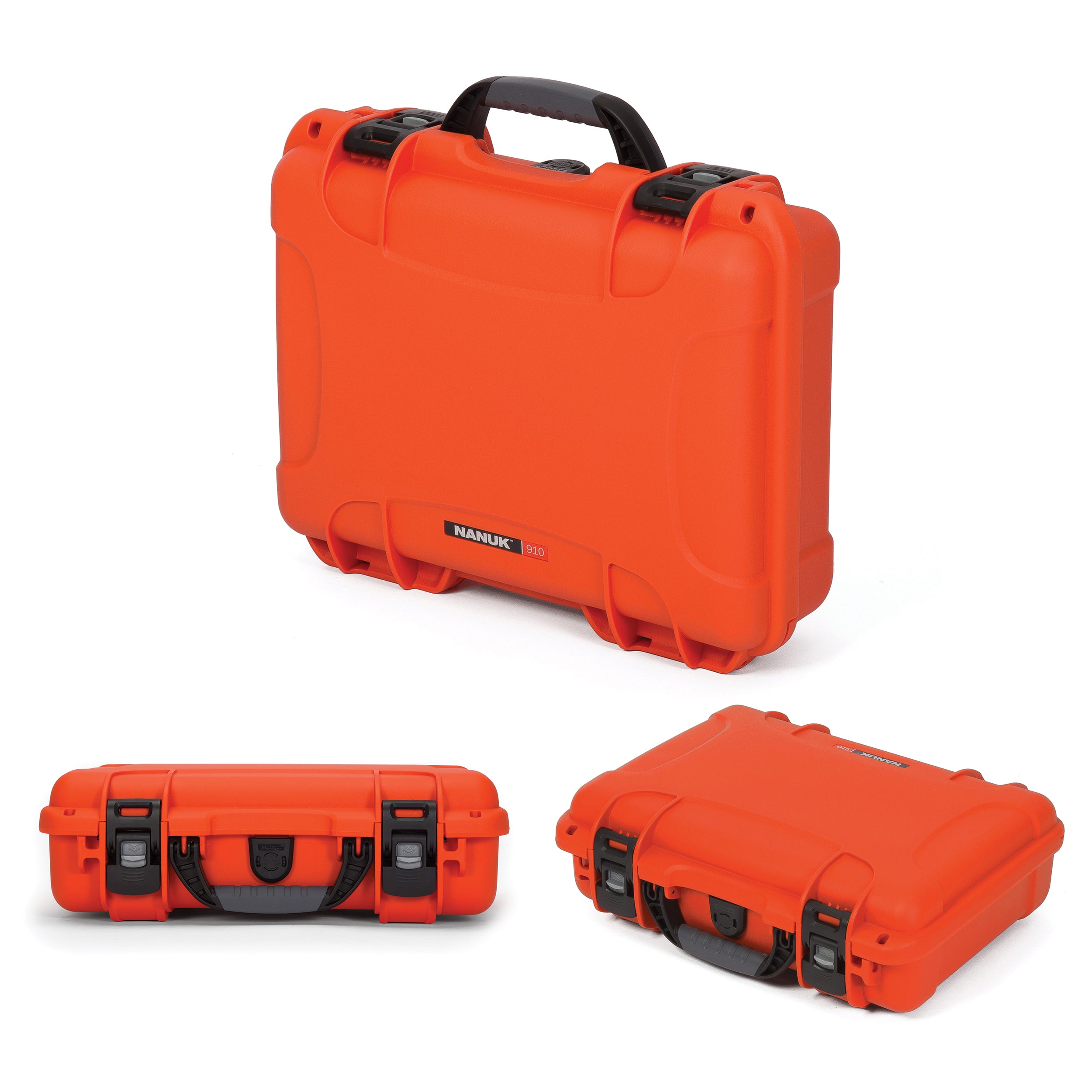nanuk 909 waterproof hard case with custom insert for dji mavic mini orange
