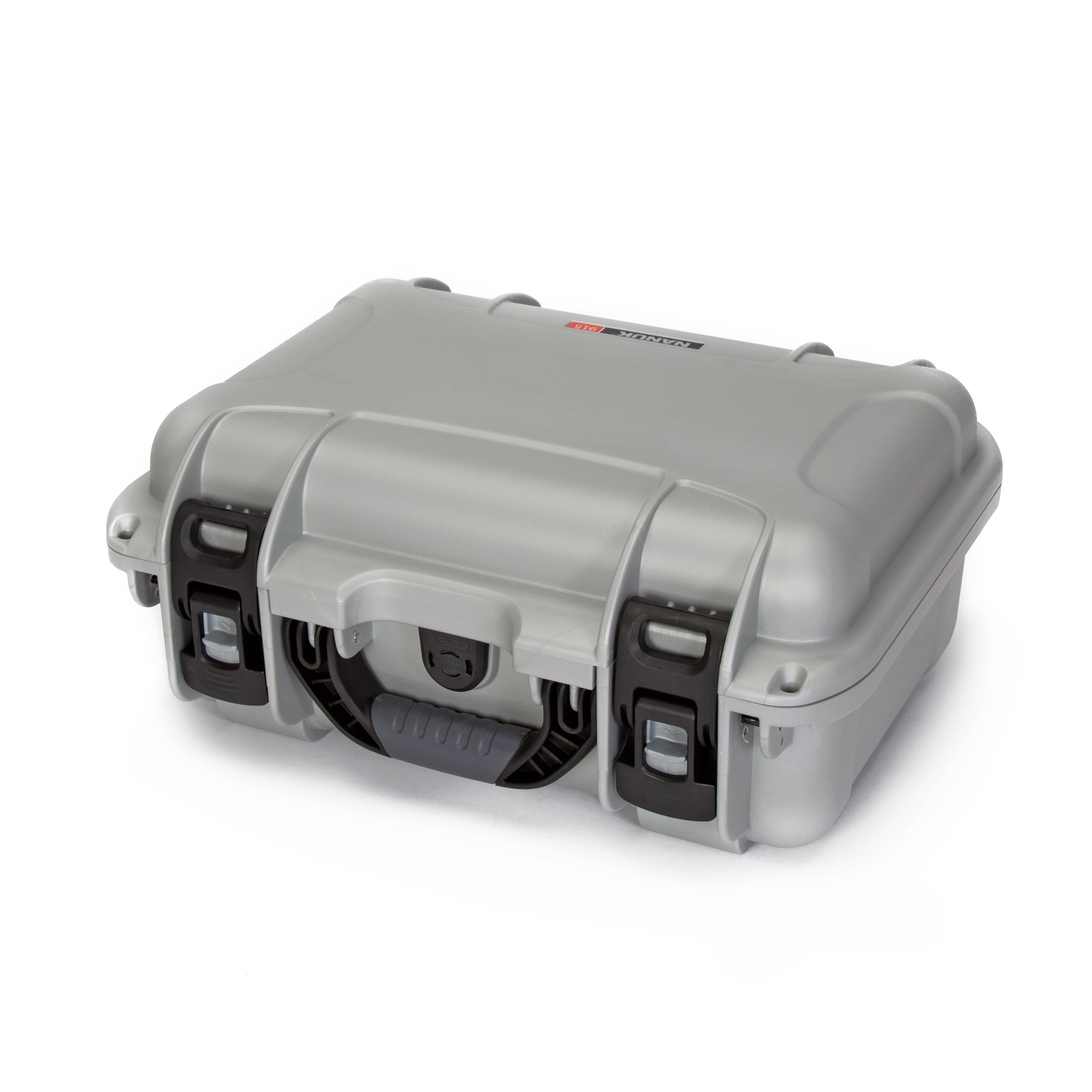 Nanuk 915 Hard Case with Foam Insert for DJI Spark Flymore Camera - Silver