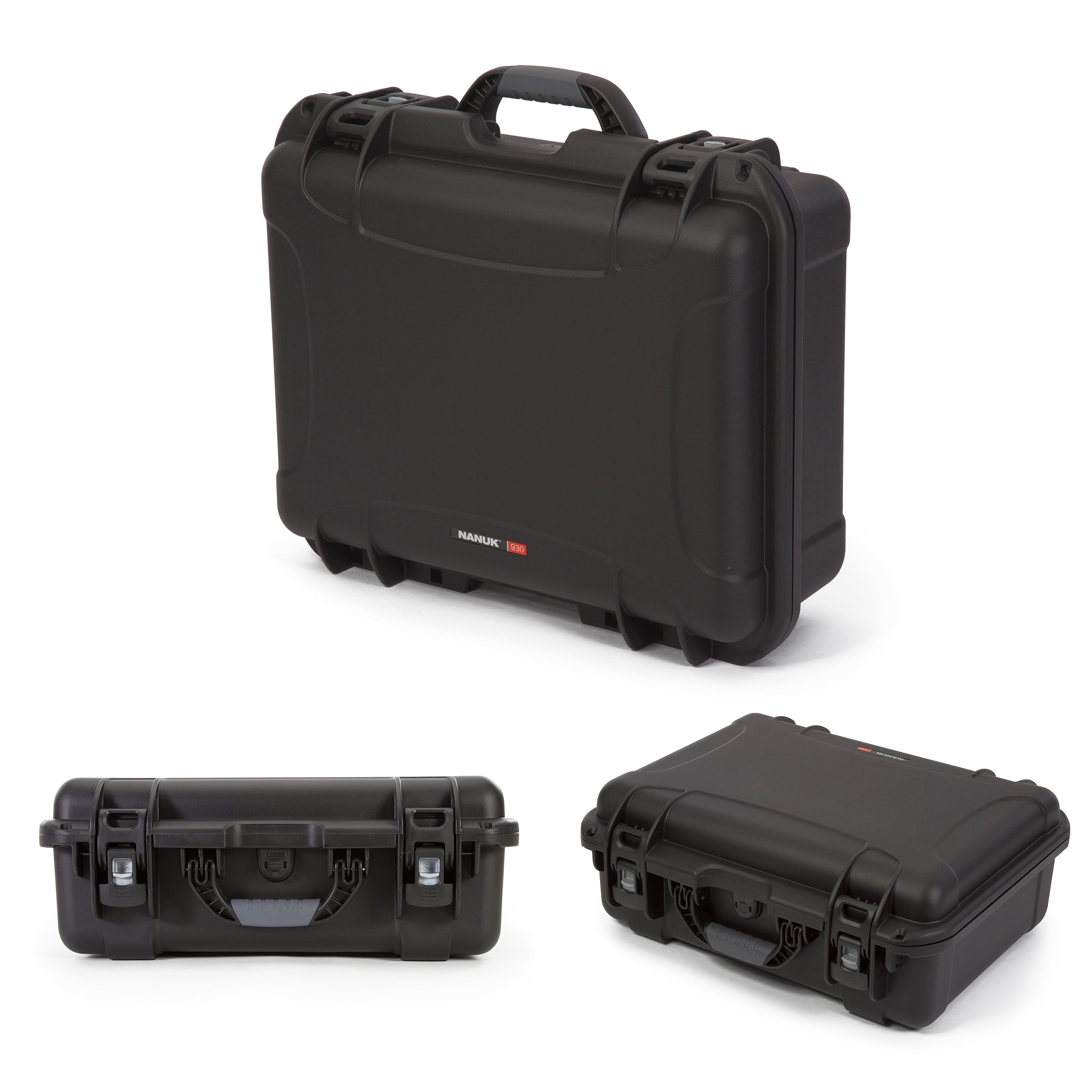 Nanuk 930 Waterproof Hard Case with Custom Foam Insert for DJI TB50 and TB55 Intelligent Flight Batteries w/ Accessories - Black