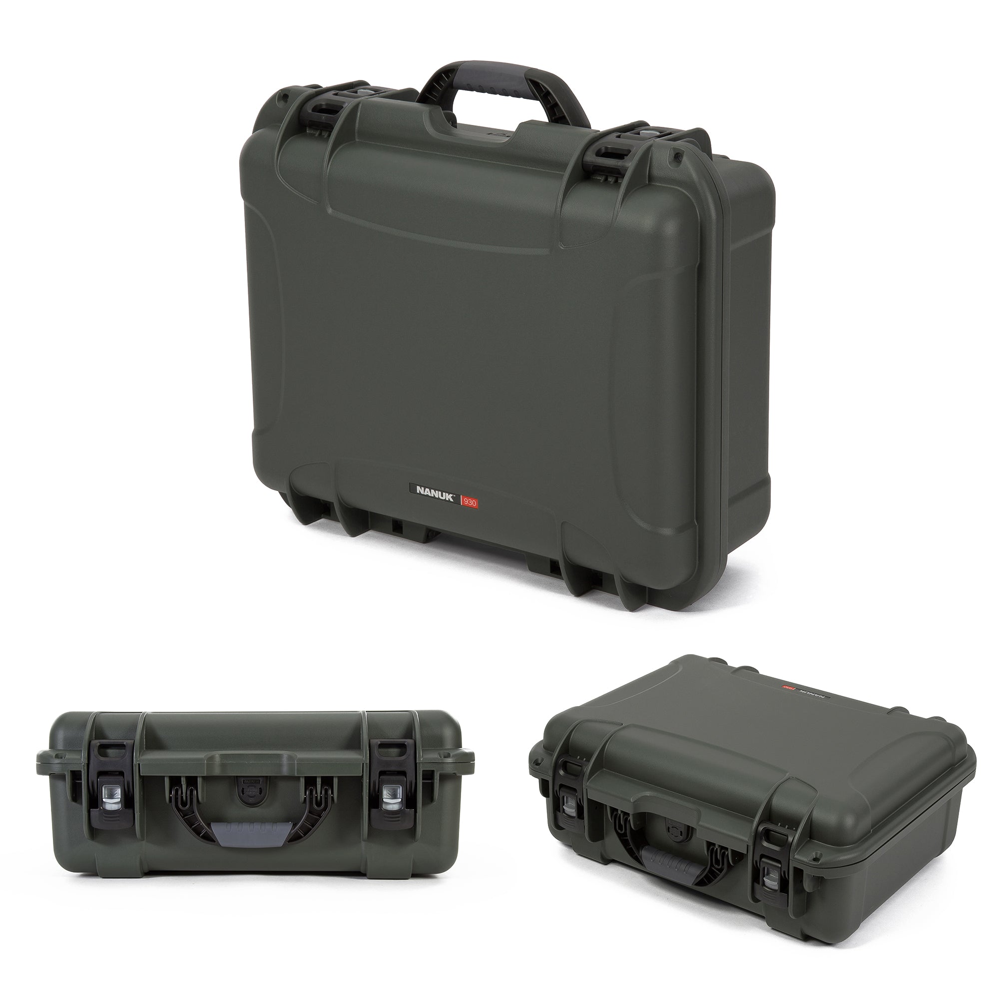 Nanuk 930 Waterproof Hard Case with Custom Foam Insert for DJI Ronin-SC - Olive