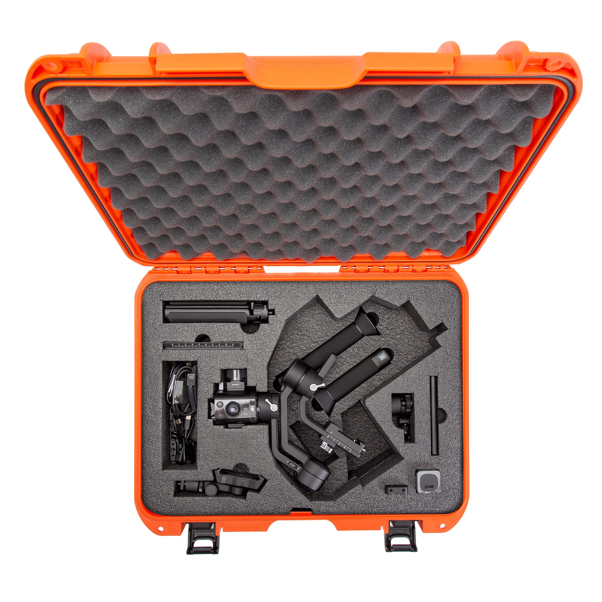 Nanuk 930 Waterproof Hard Case with Custom Foam Insert for DJI Ronin-SC - Orange