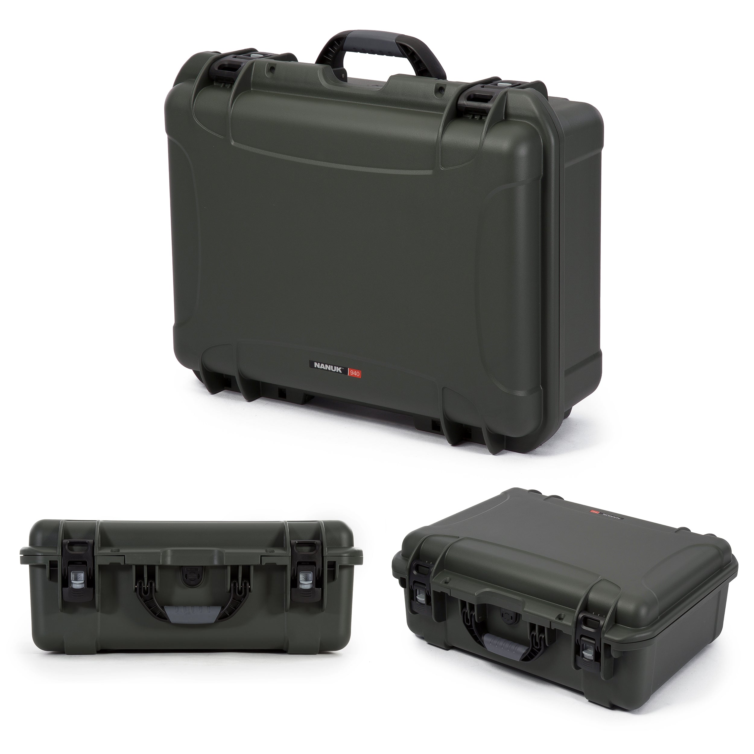 Nanuk 940 Ronin M Waterproof Hard Case with Custom Foam Insert for DJI Ronin M Gimbal Stabilizer System - Olive