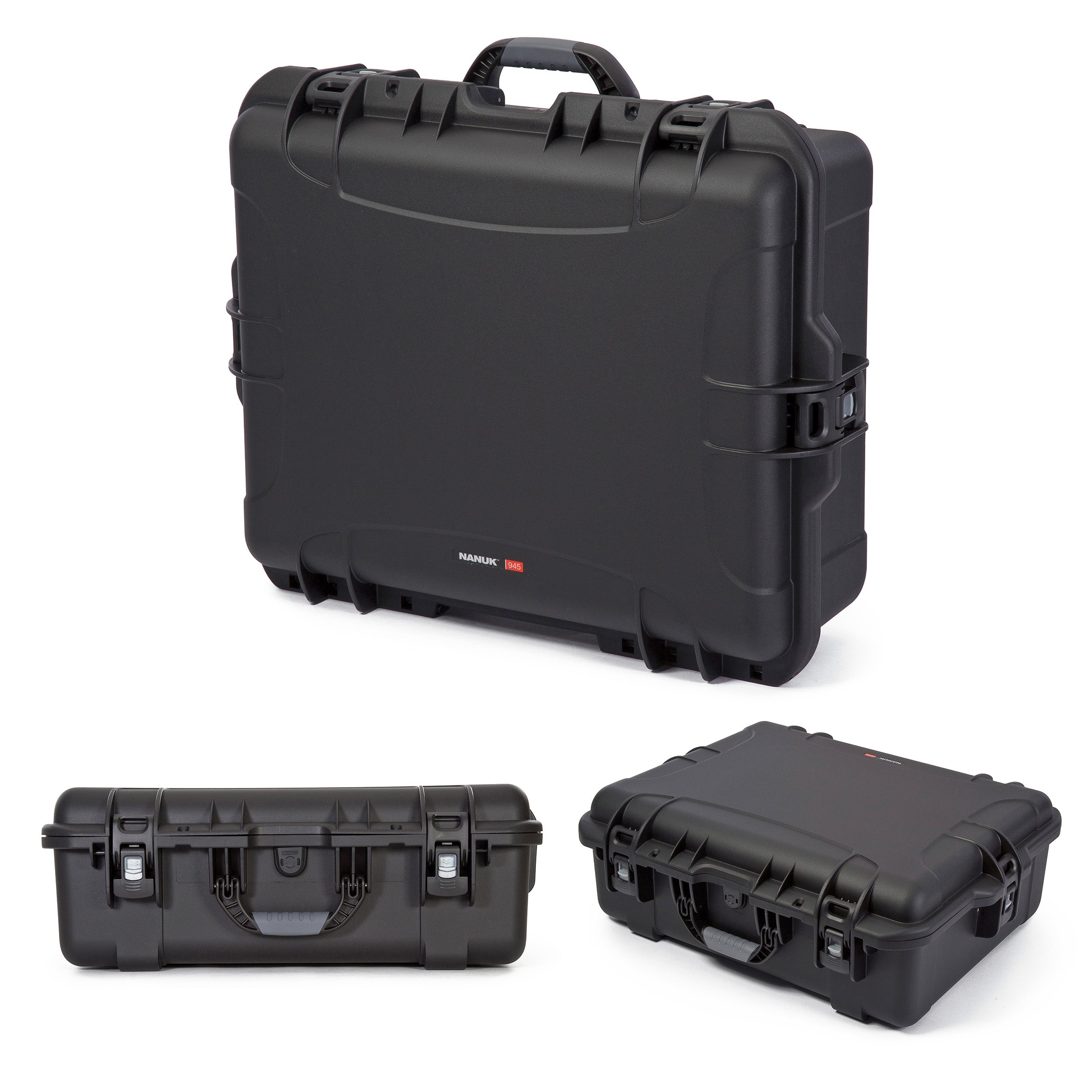 Nanuk 945-DJI41 Waterproof Hard Drone Case with Custom Foam Insert for DJI Phantom 4/ Phantom 4 Pro (Pro+) / Advanced (Advanced+) & Phantom 3 - Black